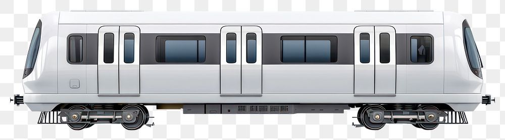 PNG Modern urban subway train design