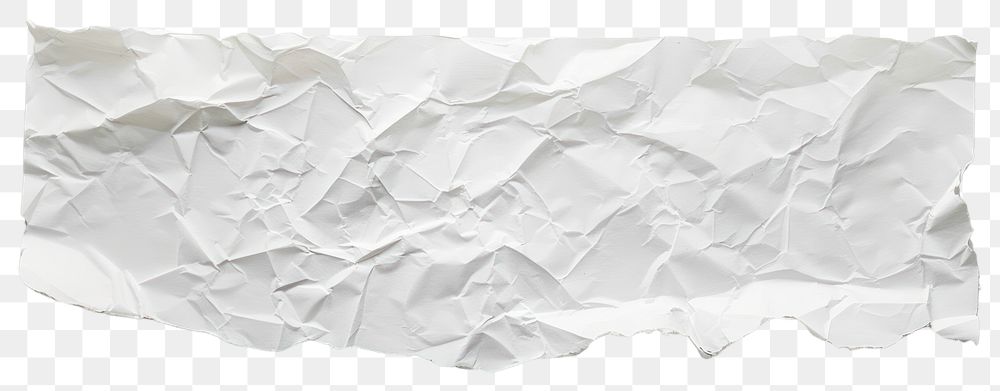 PNG Crumpled torn white paper sheet