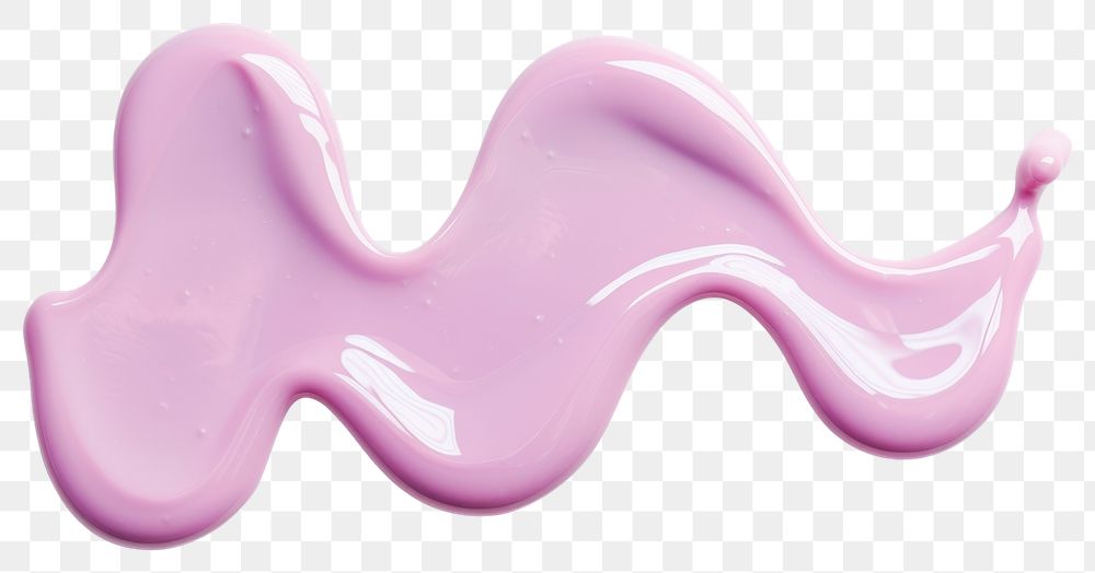 PNG Pink paint wavy pattern