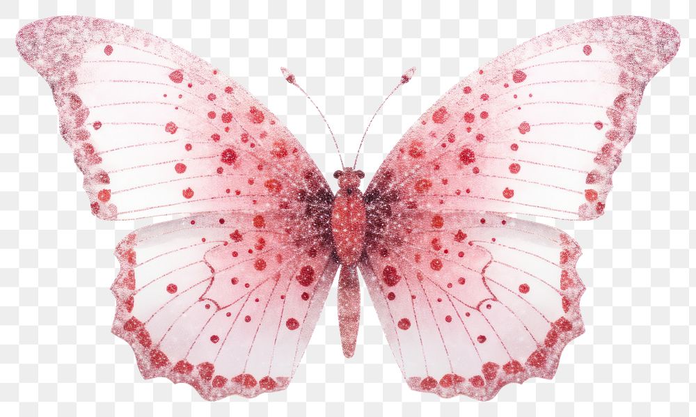 PNG Elegant pink butterfly illustration