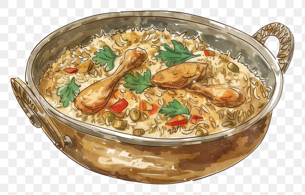 PNG Traditional chicken rice dish | Free PNG - rawpixel