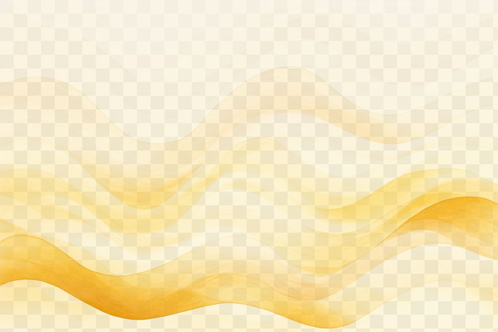 PNG Abstract yellow wave pattern texture, transparent background