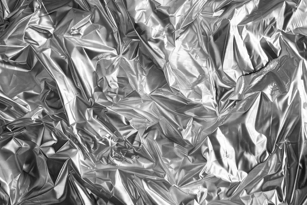 PNG Crumpled shiny metallic texture