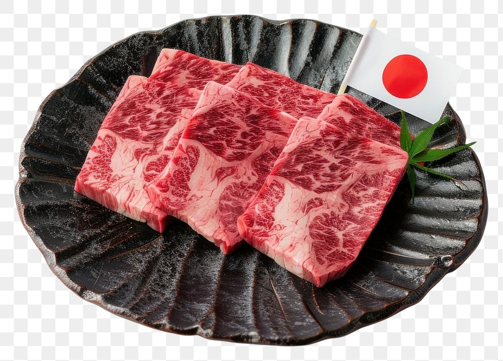 PNG Premium Japanese Wagyu beef slices