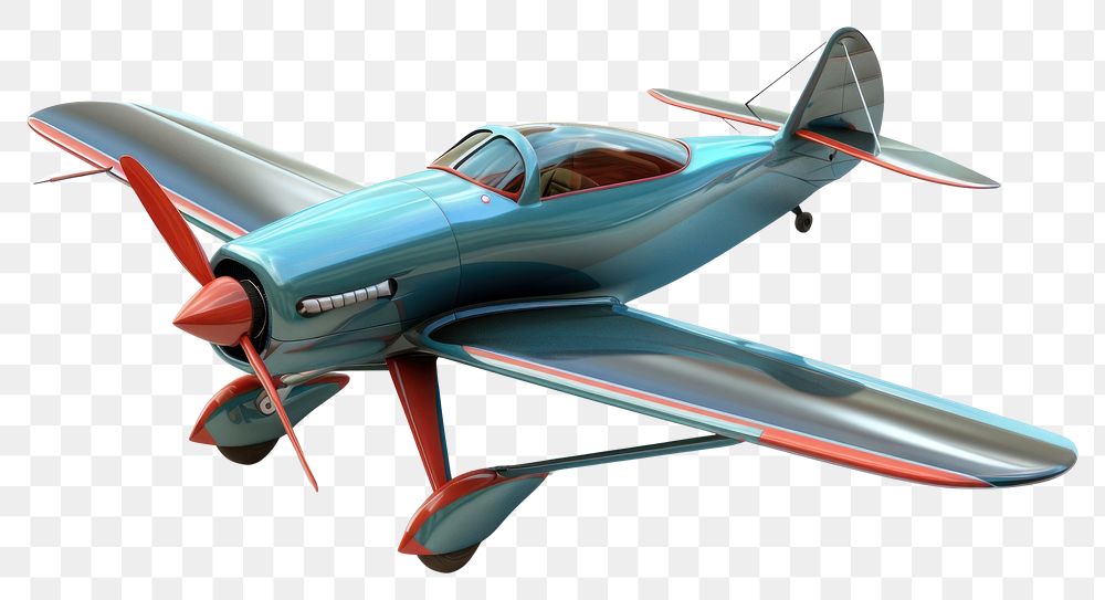 PNG  Vintage aircraft model with propeller