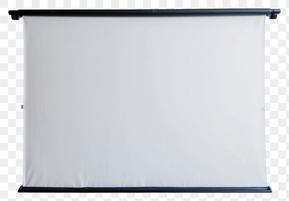 PNG  Blank projection screen on wall