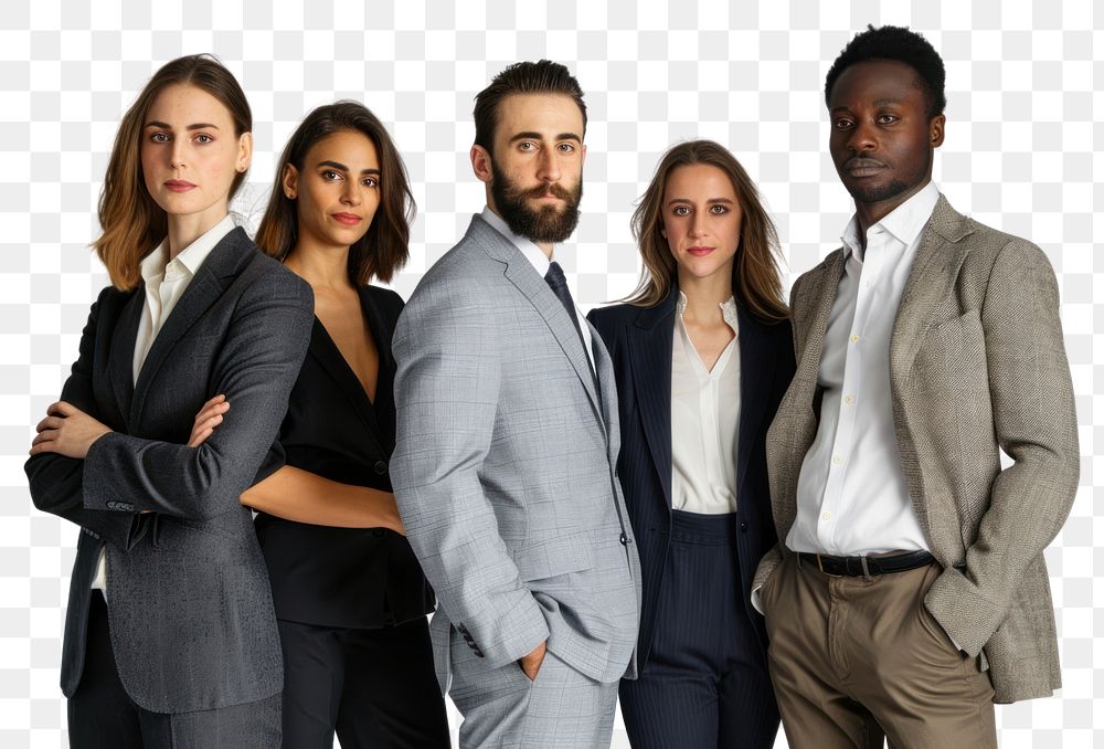 Diverse professional business team