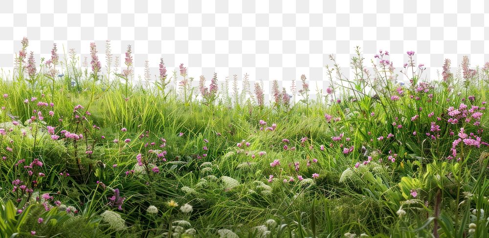 PNG Serene wildflower meadow landscape