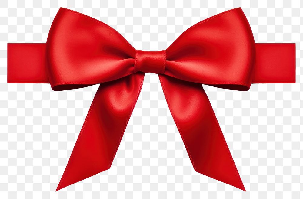 PNG Elegant red gift bow