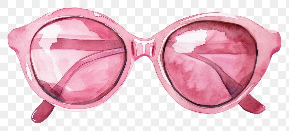 PNG Pink sunglasses accessories accessory goggles.