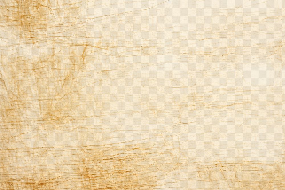 PNG Vintage parchment  background texture, transparent background