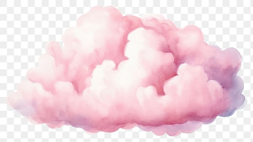 PNG Illustration of pink cloud outdoors mineral nature.