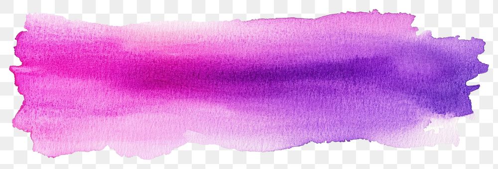 PNG  Vibrant purple watercolor brushstroke