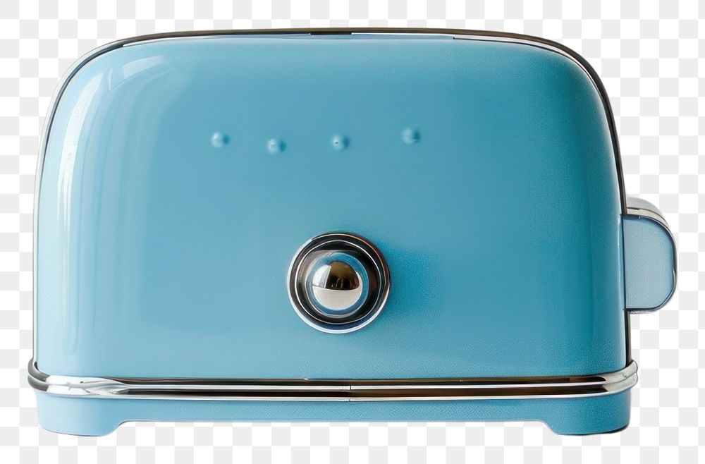 PNG Retro blue toaster kitchen appliance