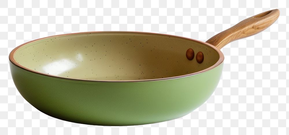 PNG Green ceramic frying pan