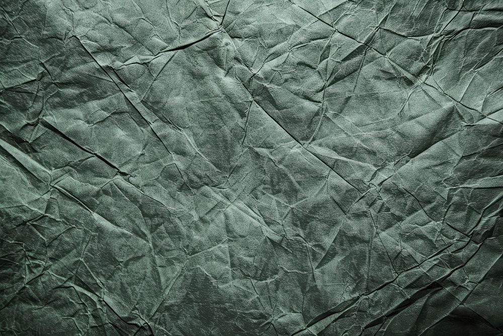 Textured green wrinkled fabric  png overlay effect, transparent background