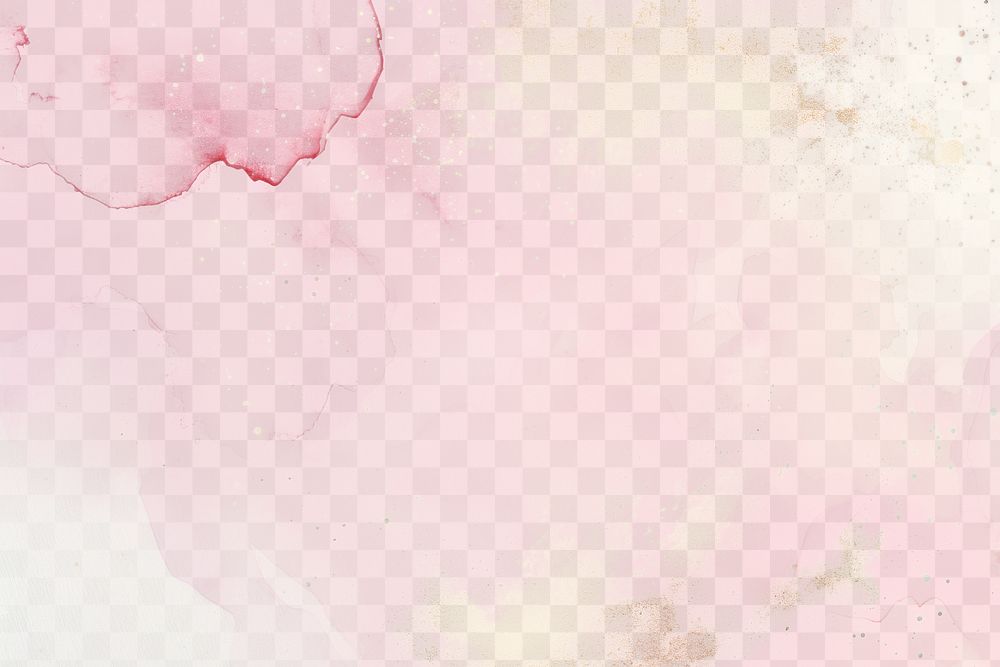 Elegant pink watercolor abstract  png paint texture overlay, transparent background