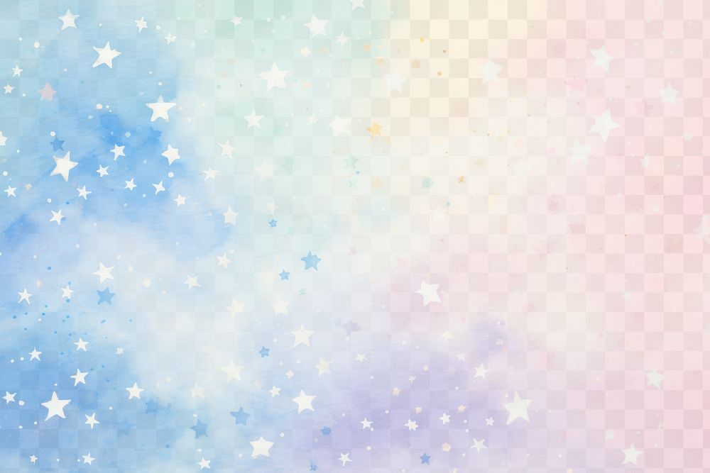 PNG Colorful starry sky glitter overlay effect, transparent background