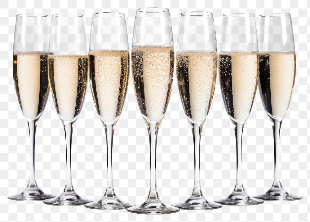 PNG Clinking champaign glasses drink wine white background. 