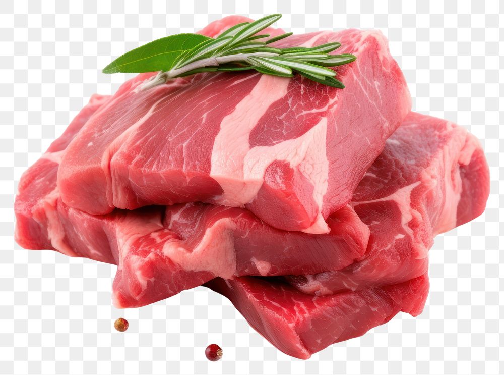 PNG Fresh Raw Meat meat beef food. 