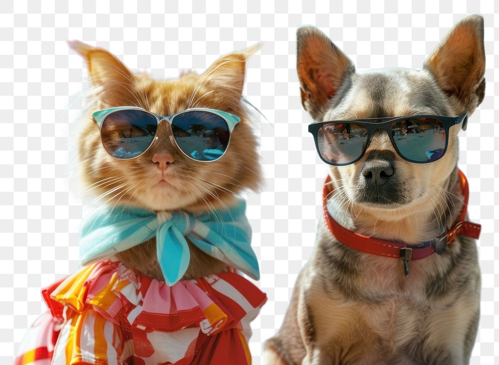 Cat and dog sunglasses outdoors accessories.