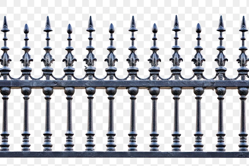 Iron fence handrail banister festival.