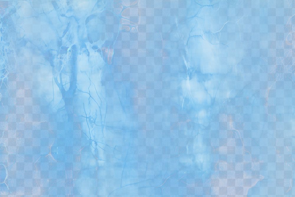 Abstract blue watercolor  fabric texture png overlay effect, transparent background