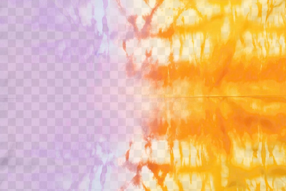 Vibrant tie-dye abstract  fabric texture png overlay effect, transparent background