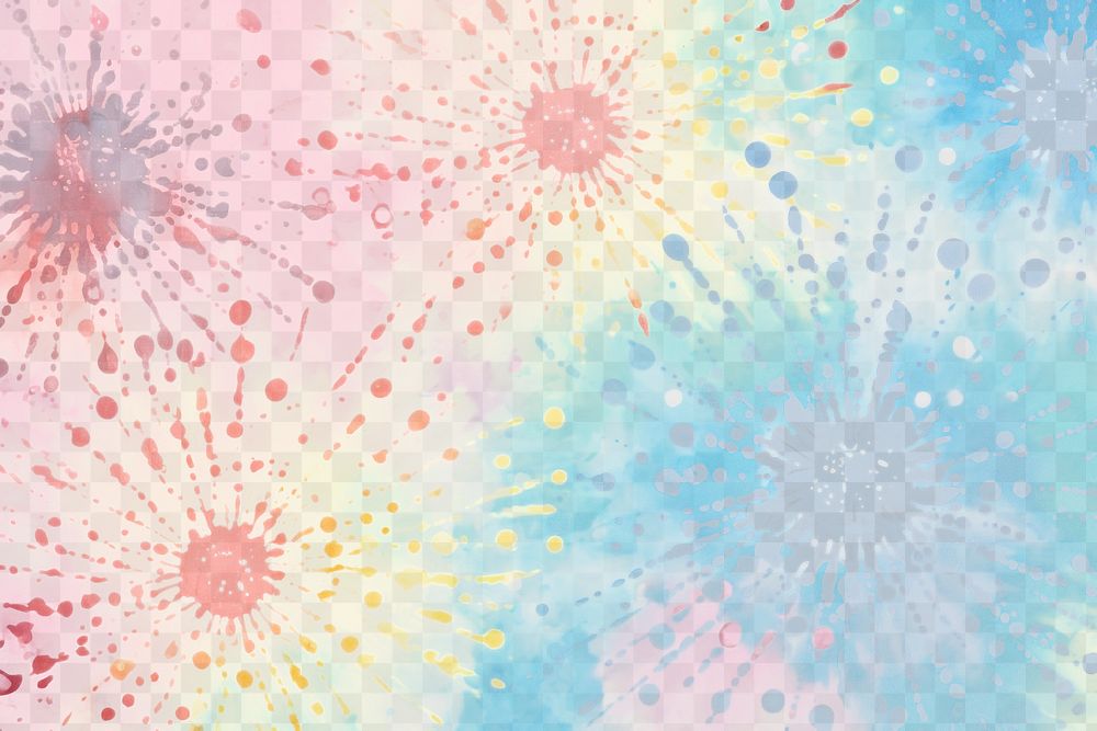 Colorful abstract burst pattern fabric texture png overlay effect, transparent background