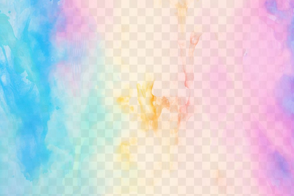 Vibrant watercolor abstract  fabric texture png overlay effect, transparent background