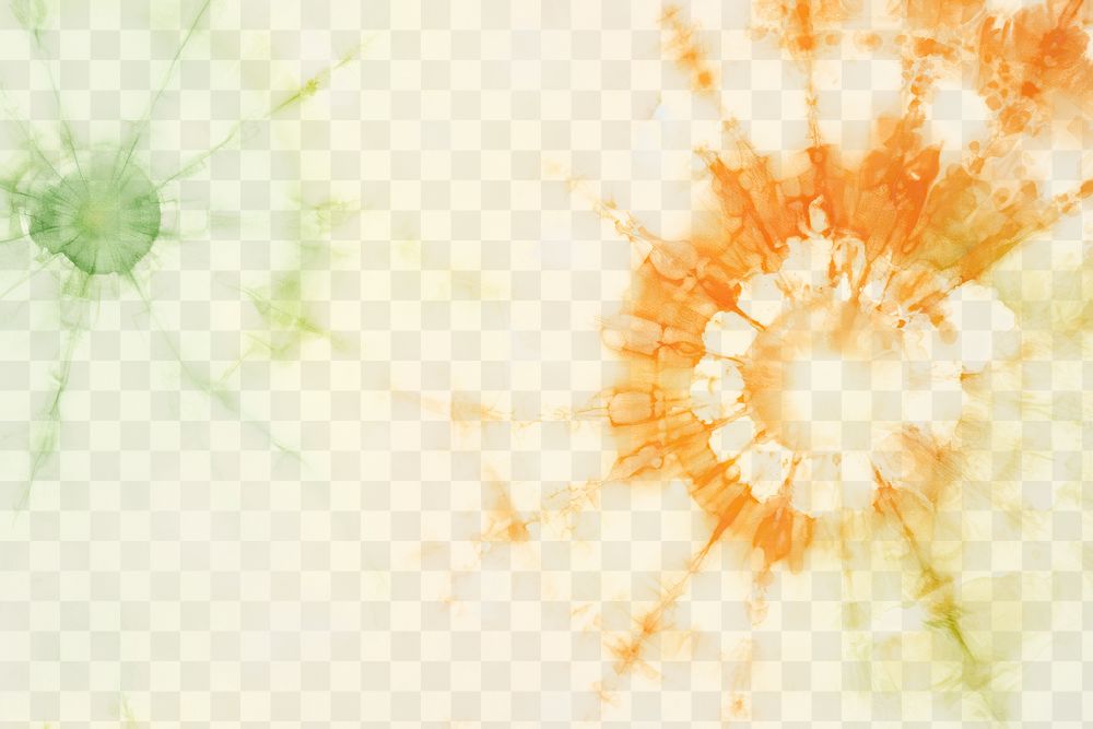 Vibrant watercolor tie-dye  fabric texture png overlay effect, transparent background