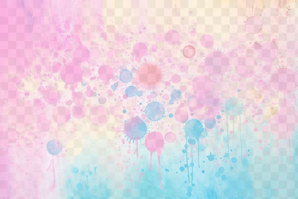 Vibrant watercolor splatter gradient  fabric texture png overlay effect, transparent background