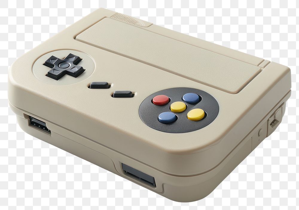 PNG Retro game console electronics medication controller.