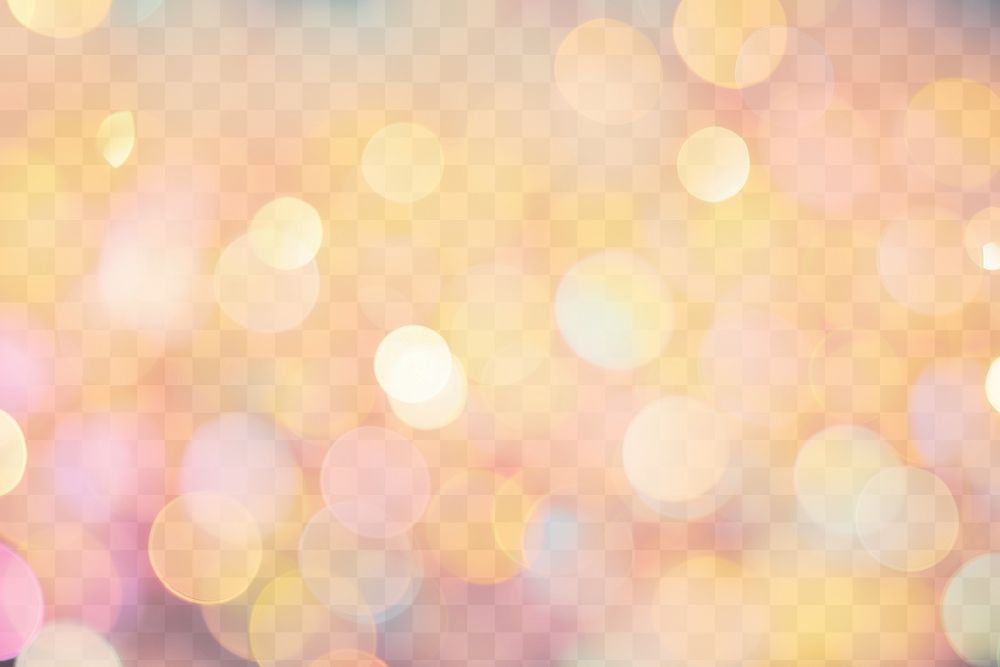 PNG Vibrant bokeh lights background