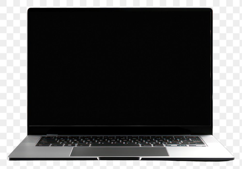 PNG New gen 2024 laptop floating mockup electronics background computer.