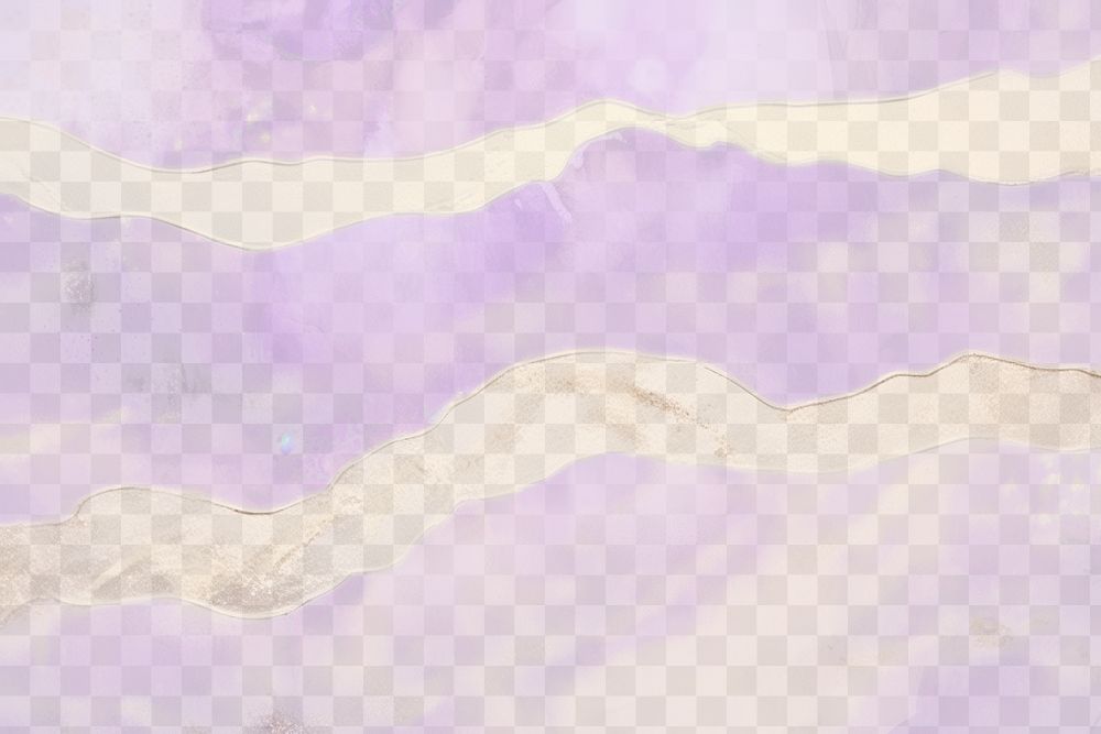 Elegant purple gold abstract  png overlay effect, transparent background