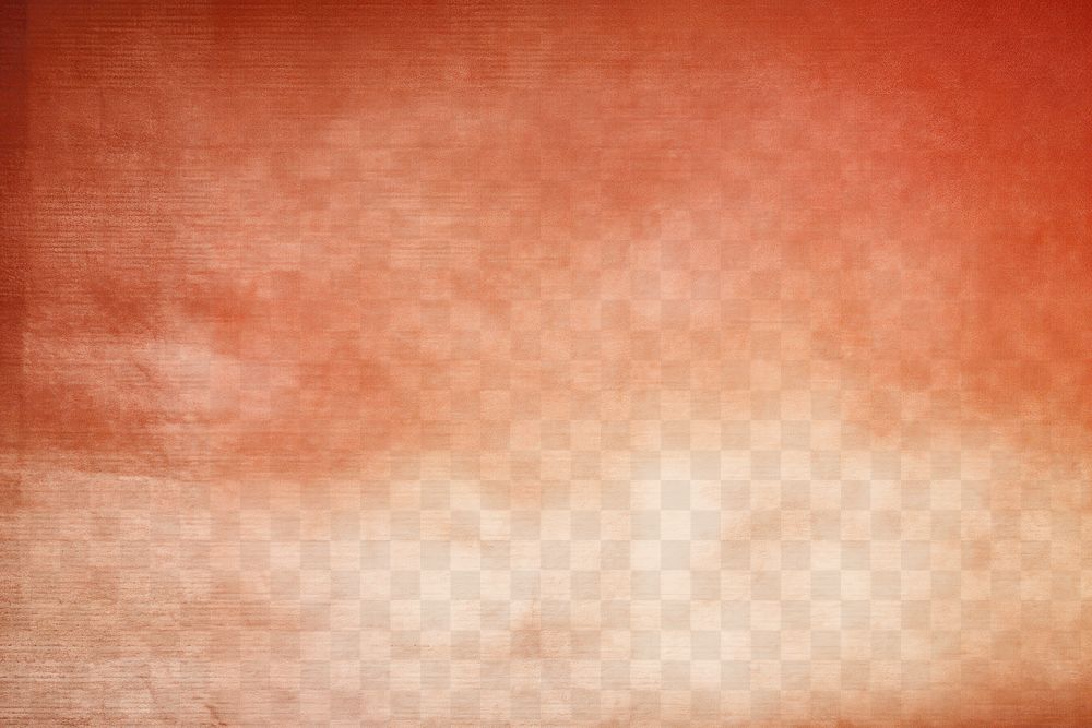 Warm textured gradient  png overlay effect, transparent background