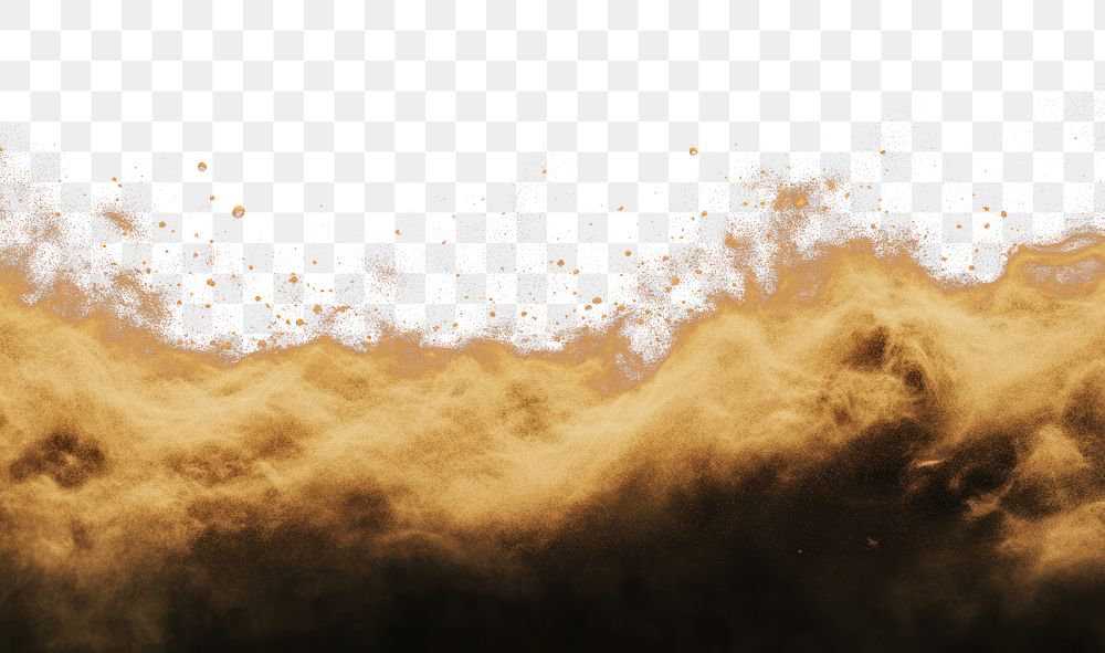 PNG Golden dust particles in motion