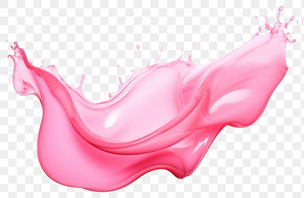 Pink liquid splash abstract beverage colorful.