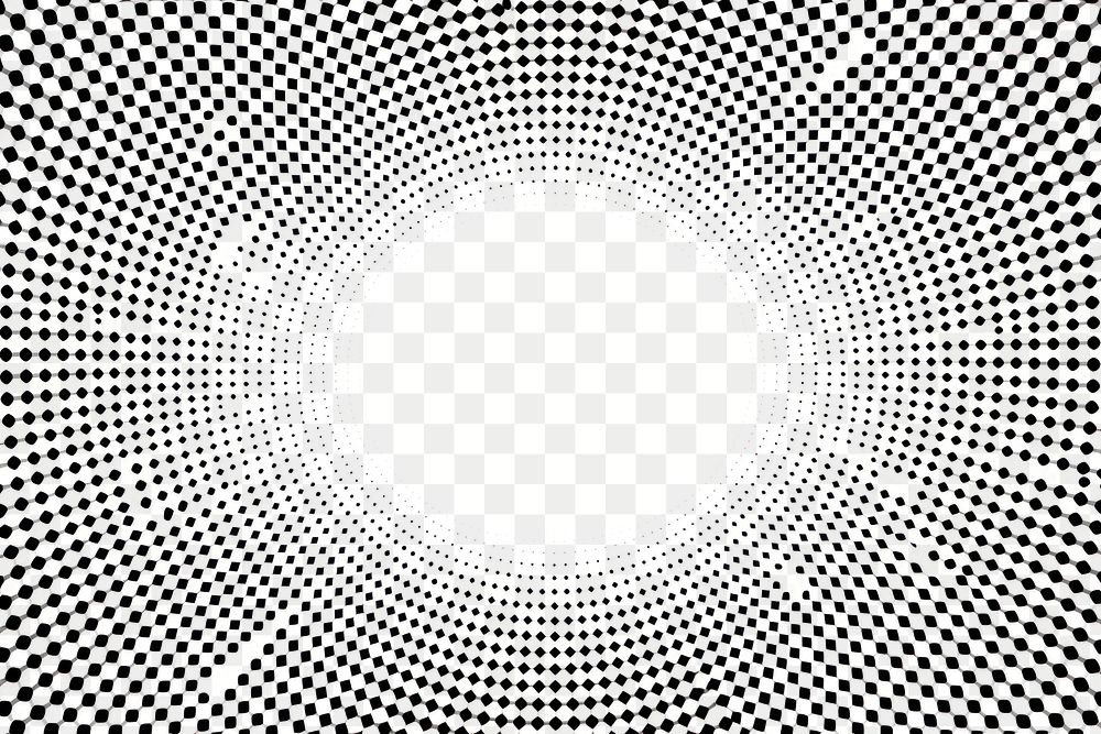 PNG Comic lay out grid motion background with halftone effect pattern black white.