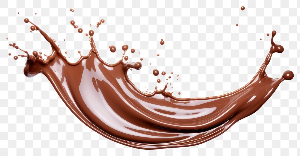 PNG Smooth chocolate splash motion