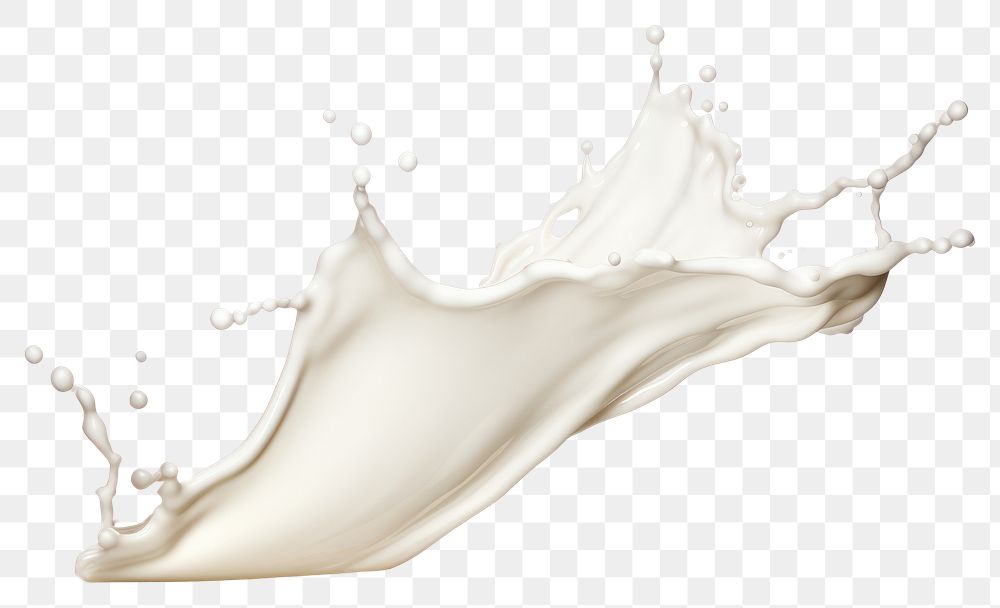 PNG Milk splash in mid-air