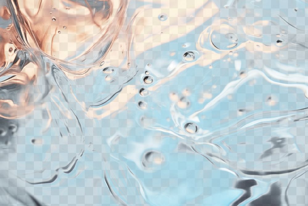 Abstract fluid   png water overlay effect, transparent background