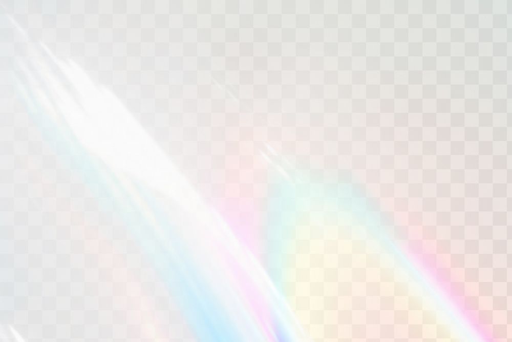 Ethereal holographic abstract light  png overlay effect, transparent background