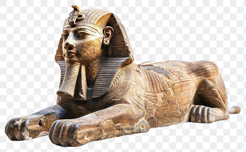 Egypt Sphinx sculpture statue bronze.