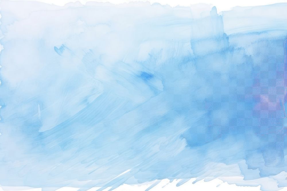 Abstract watercolor blue  png overlay effect, transparent background