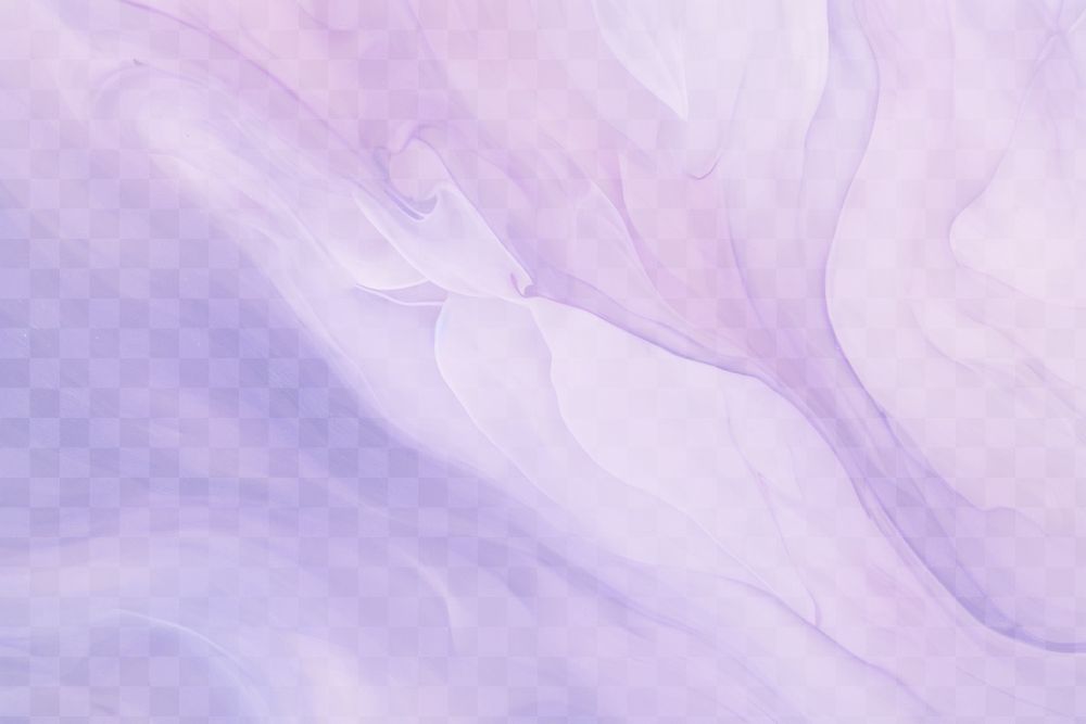 Abstract fluid purple   png paint texture, transparent background