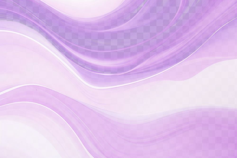 Abstract purple wavy   png paint texture, transparent background