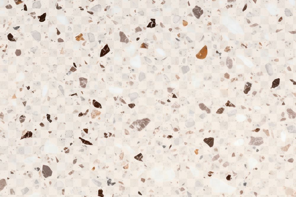 Terrazzo pattern  png overlay effect, transparent background