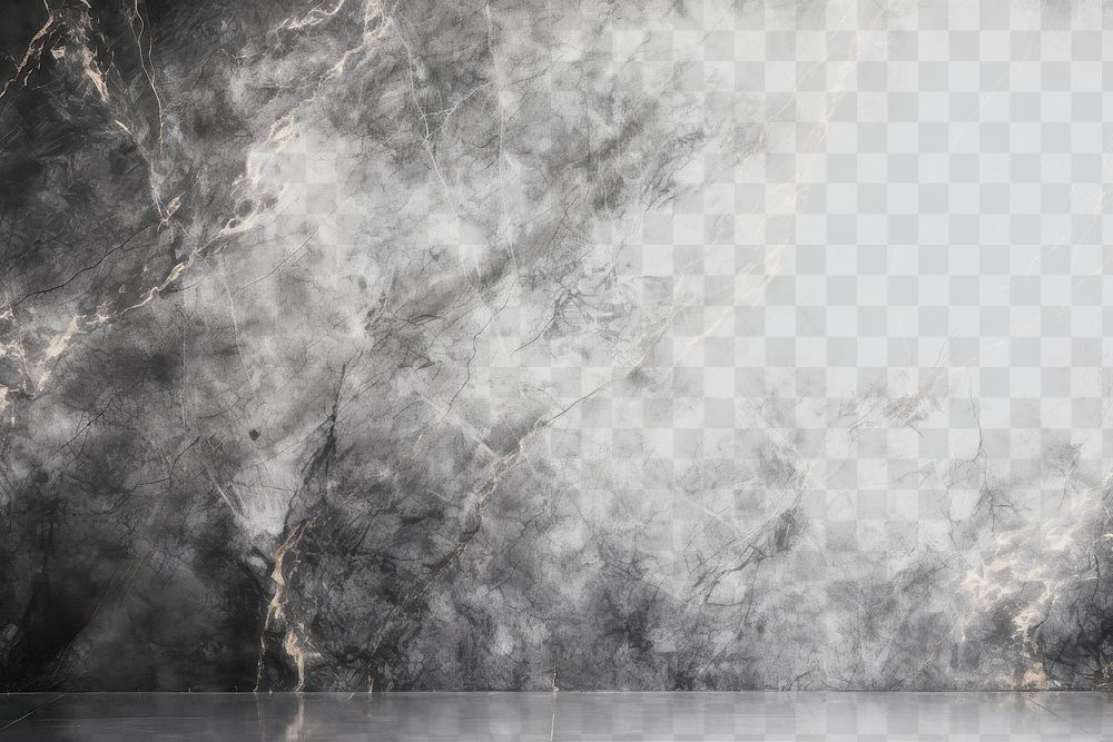 Elegant dark marble  png overlay effect, transparent background